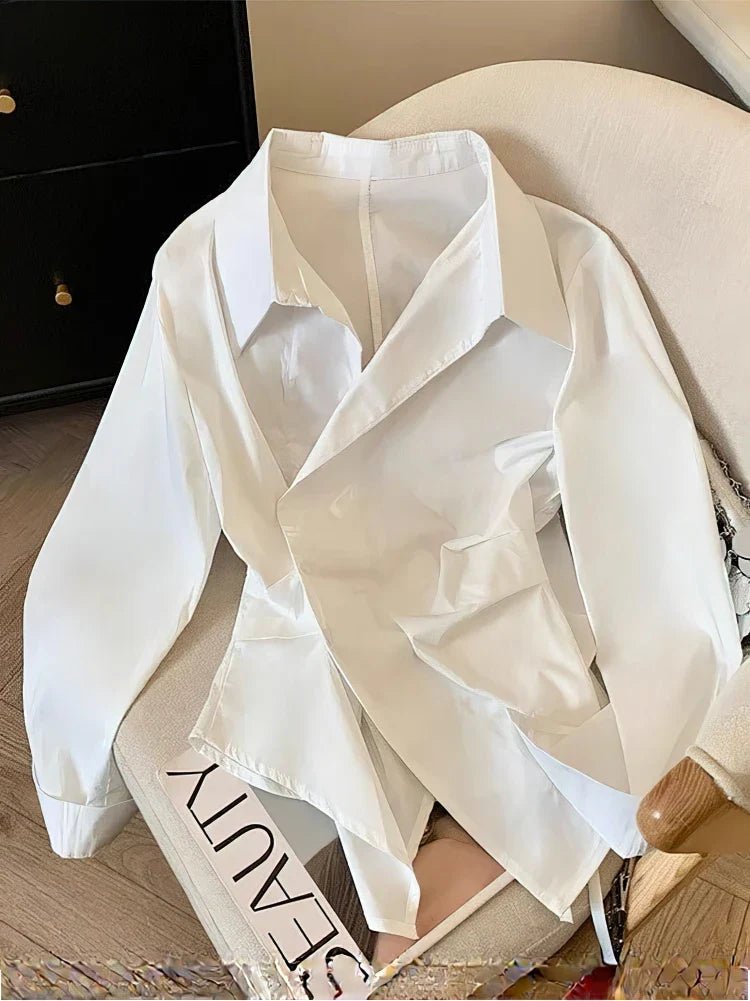 Chemise croisée à manches longues - OMNIVIAFLOW.FR